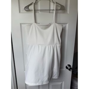 Aeropostale Tank Top Sundress Golf Mini Dress Pickleball White Shorts Large